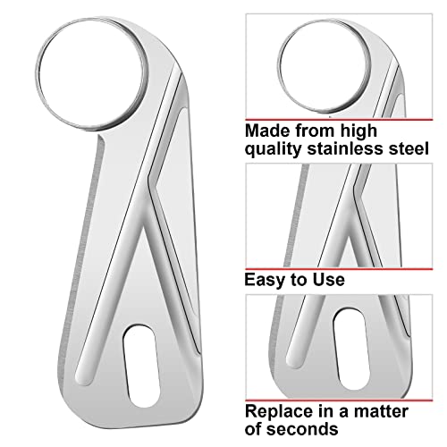 Jutom 12 Pcs Apple Peeler Corer Replacement Blades Bulk for Home Restaurant