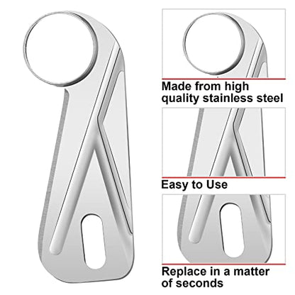 Jutom 12 Pcs Apple Peeler Corer Replacement Blades Bulk for Home Restaurant