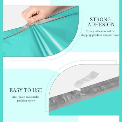 Metronic Poly Mailers 19x24 100 Pack, Large Shipping Bags for Clothes - color: Teal, size: 19x24 100PC