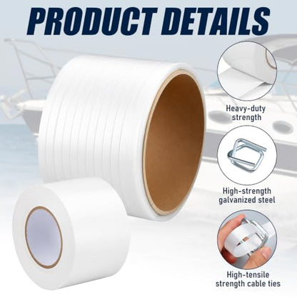 Kingdder 52 Pcs Shrink Wrap Installation Set for Boat Outdoor Equipment