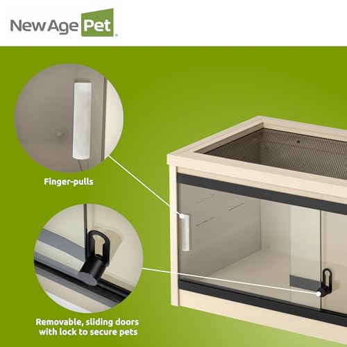 New Age Pet® ECOFLEX® 24" Small Reptile Enclosure, Maple - color: Tan, size: Small