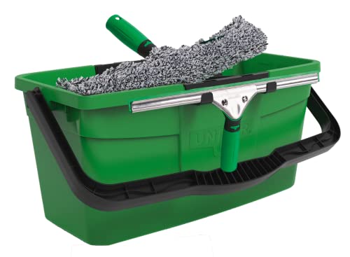 UNGER Commercial Window Cleaning Kit 3-in-1: Squeegee, Washer, Bucket