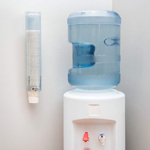 San Jamar Small Pull-Type Wall-Mount Cup Dispenser, 3-5 oz, Blue
