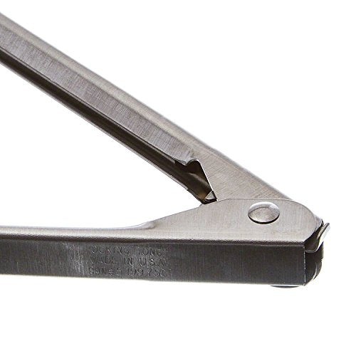 Edlund - 9 inch heavy duty stainless steel restaurant tongs with Lock - 4409 HDL - 2 pack - size: 9 Inch