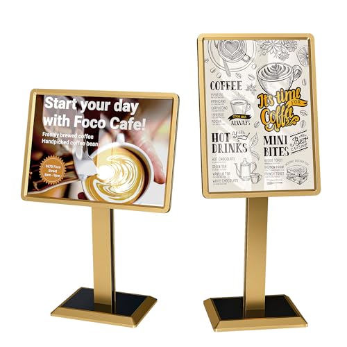 lesolar Adjustable Floor Standing Sign Holder Display, 21" x 29"Menu Stand