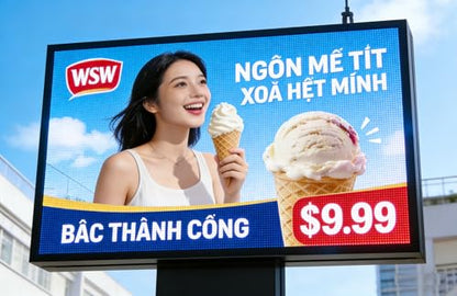 P5 Outdoor LED Sign 65"x34" - IP65 Waterproof Programmable led Sign Board WiFi & USB Control Full Color LED Scrolling Display Support Texts, Images& Video