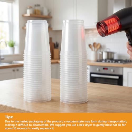 96 Pack (192-Piece) Deli Containers with Lids, 32/16/12/8 oz X 24 Set Each - size: 32/16/12/8 oz X 24 Set
