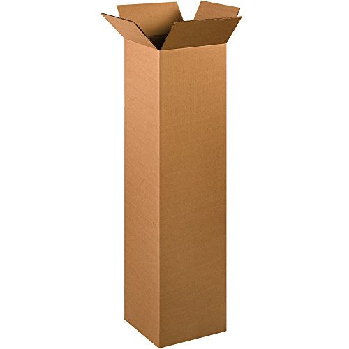 Tape Logic TLHD121248DW Double Wall Boxes, 12" x 12" x 48", Kraft (Pack of 10) - size: 12 x 12 x 48", style: Double Wall Boxes