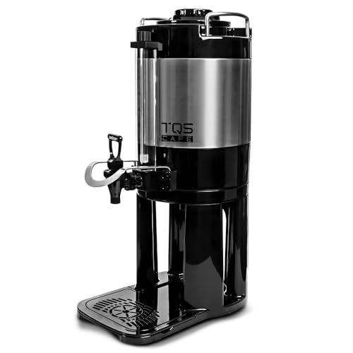 TQS CAFE Commercial Coffee Dispenser with Stand, 1.5 Gallon (6L)