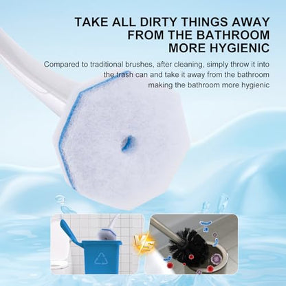60pcs Upgraded Thick Toilet Bowl Wand Refills fits Clorox Wand - size: 1 Count (Pack of 60)