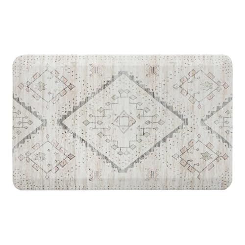 House of Noa Nama Standing Mat – Anti-Fatigue Kitchen Mats for Floor, Cushioned & Non-Slip Kitchen Comfort Mat for Standing, Thick Foam Anti-Fatigue Mat for Kitchen & Workspaces, Ula Calico 22" x 36" - color: Calico, size: 36"L x 22"W x 0.8"Th