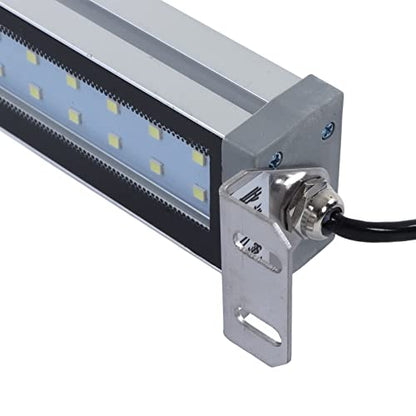 Industrial LED Tube Light, 24V 12W Aluminum Alloy LED Working Light White Source IP67 Explosion Proof Machine Tube Light For CNC Machine Tool Machining Center Work