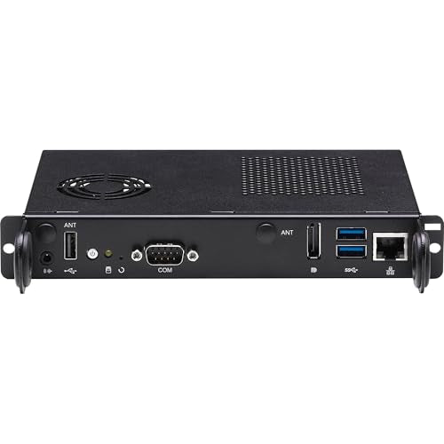 Industrial Mini OPS PC, Desktop Computer NDiS M538 Intel® Core™ Processor i5-8500T 2.1-3.5GHz, Windows 10 IoT Value, 16G RAM, 128G SSD, 1xLAN, 1xCOM, 3xUSB 3.1, 4 x USB2.0, HDMI/DP Ports