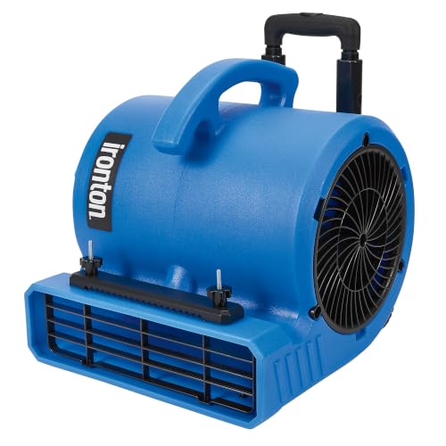 Ironton 1 HP Air Mover, 4,000 CFM, 3-Speed, Telescoping Handle