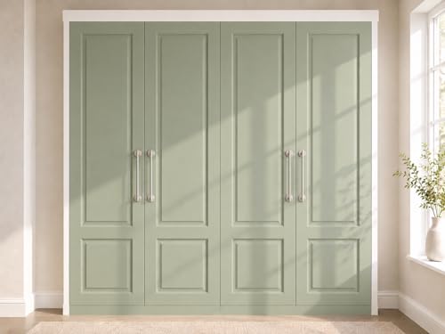 trust4care 2-Pack 2.3" Brushed Nickel Backplates of Bifold Closet Door Knob - color: Brushed Nickel, size: Set of 2