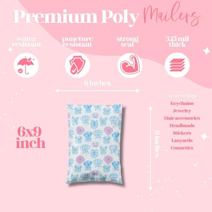 Pretty Package Store Poly Mailer Variety Pack, 36 Bags, Assorted Sizes