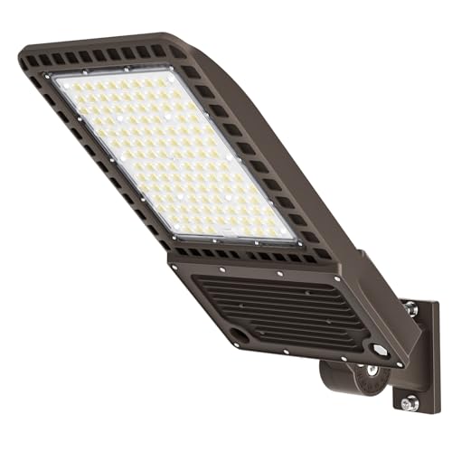 400W LED Parking Lot Light: 60000LM, 5000K 150LM/W, Adjustable Arm - size: 400W Adjustable Arm Mount