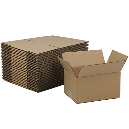 7x5x4 Inches Shipping Boxes, Brown Corrugated Cardboard Boxes for Small Bussiness, 25 Pack - color: Brown, size: 7 x 5 x 4 inch