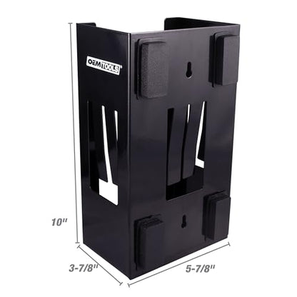 OEMTOOLS Magnetic Glove Dispenser with 4 Powerful Magnets - color: Black