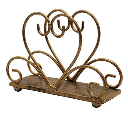 Metal Table Napkin Holder Freestanding Tissue Dispenser, Bronze - color: Bronze