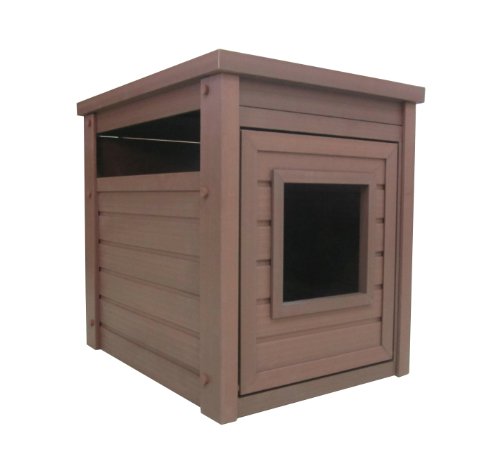 New Age Pet® ECOFLEX® Litter Loo® Enclosure, Standard, Brown - color: Brown, size: Standard