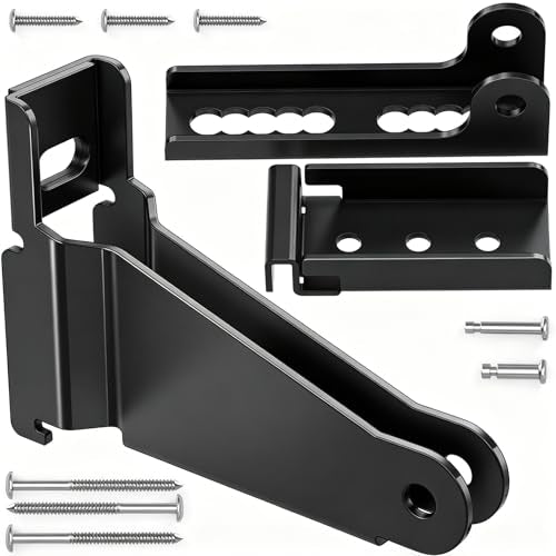 Thickened Storm Door Closer Bracket, Durable Storm Door Replacement Kit - size: 1pack black