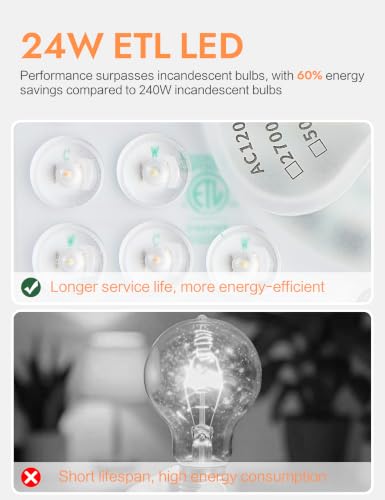 11.81in Dimmable Modern Black Flush Mount LED Ceiling Light Fixture - color: Black, size: 11.81 inch