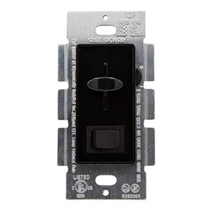 Maxxima LED Dimmer Electrical Light Switch, Black, 3-Way/Single Pole Use - color: Black