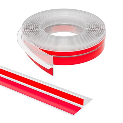 Elvone T-Shaped Weather Stripping Seal, Clear Silicone, 1.37 in x 20 ft - color: Clear, size: 20FTX1.37IN