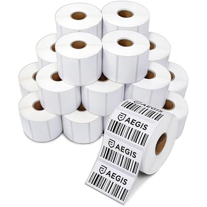 2.25" X 1.25" Direct Thermal Labels (24000 Count, 24 Rolls) - size: 2.25" X 1.25"