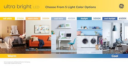 GE Ultra Bright LED Recessed Downlight Fixture, RS6 Indoor Floodlight, 6-Inch, Multiple Color Temperatures, 150 Watt Replacement (4 Pack) - style: 2200 Lumens