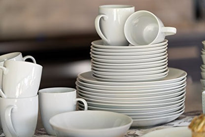 10 Strawberry Street 7.5" Catering Coupe Salad/Dessert Plate, Set of 12,White - size: 7.5" Salad Plate, style: Coupe
