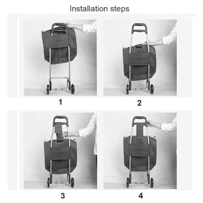 Replacement Bag for Grocery Cart/Shopping Cart - Waterproof Trolley Bags - size: E