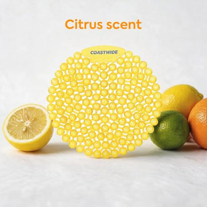 Staples Coastwide Professional Urinal Screen, Citrus Scent, 10/Box - style: Citrus