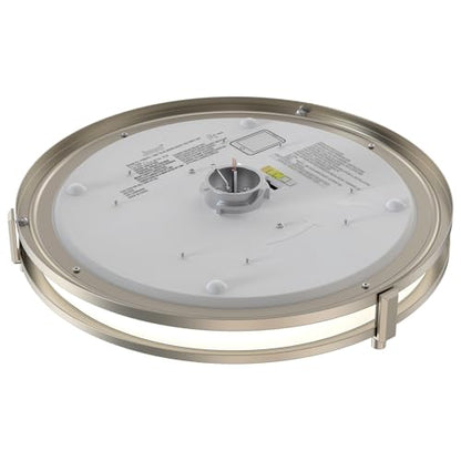 Juno Saturn Flush Mount Ceiling Light with Switchable Color Temperature (2700K-5000K), 13-Inch, Brushed Nickel - color: Brushed Nickel, size: 13-Inch