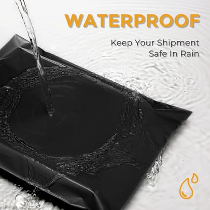Metronic Poly Mailers 10x13 1000 Pack, Self-Seal Shipping Bags for Clothing - color: Black, size: 10x13 1000PC