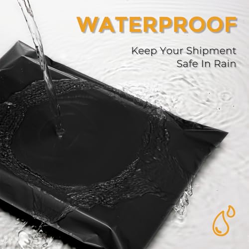 Metronic Poly Mailers 10x13 1000 Pack, Self-Seal Shipping Bags for Clothing - color: Black, size: 10x13 1000PC