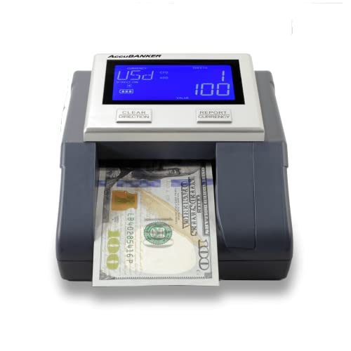 AccuBANKER D585 Multi Scanix Counterfeit Detector, USD EUR GBP, 2 Pack