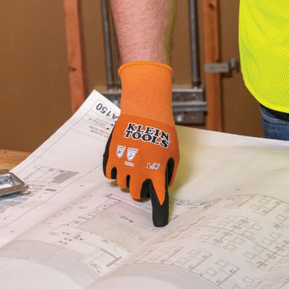 Klein Tools 60579 A1 Cut-Resistant Work Gloves, Small, 2-Pair - size: Small, style: 2-pair Pack