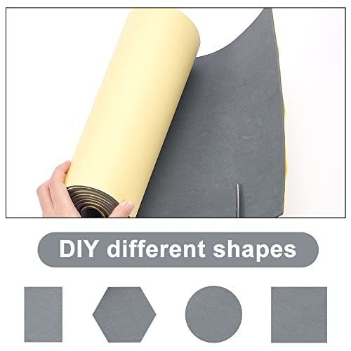 BENECREAT 3mm Thick 78.7x11.8 Inch Self-Adhesive EVA Foam Roll for Furniture Protecting, Gap Filling, Costumes and Other Craft Project - color: Dark Gray - 3mm Thick, size: 3mm Thick