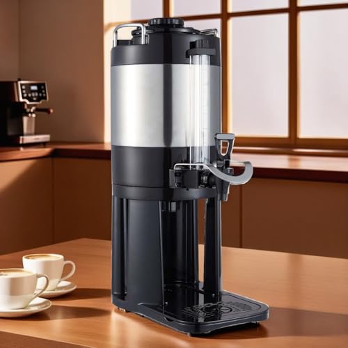 TQS CAFE Commercial Coffee Dispenser with Stand, 1.5 Gallon (6L)