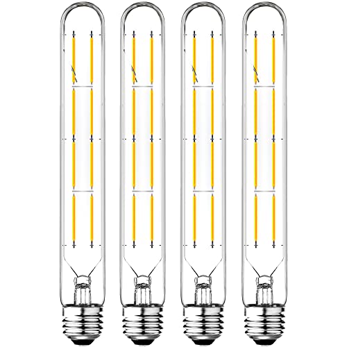 Dimmable T10 LED Edison Bulbs 8.9inch E26 Long Tubular Light Bulb 75 Watt - color: 8.9 Inch-4000k Neutral White-8w