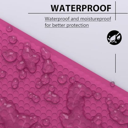 8.5x11 Inch Bubble Mailer 40 Pack, Waterproof Padded Envelopes with Strong Self-Seal Adhesive, Cushioning Shipping Bags with Bright Color for Small Business - Rose Red - color: Rose Red