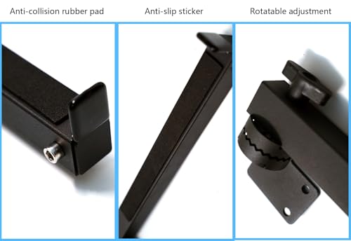 Heavy-Duty Steel Slatwall piano wall mount ,Can be rotated by 180°,Telescoping Arms (12"-18") for Keyboard Holder,Piano Stand,Piano Keyboard Stand, Music Production Equipment(1 Pair)