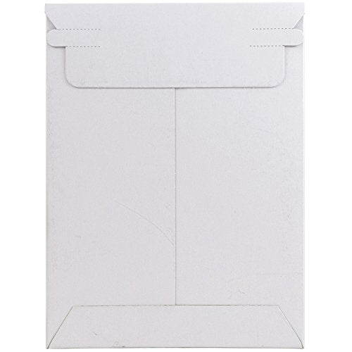 JAM PAPER Stay-Flat Photo Mailer Envelopes with Peel & Seal Closure - 6 x 8 - White - Sold Individually - color: 6" x 8", size: Sold Individually