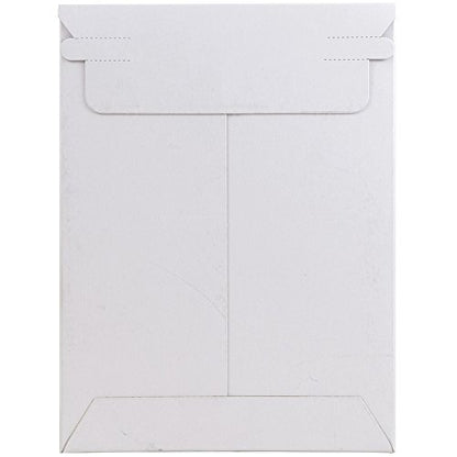 JAM PAPER Stay-Flat Photo Mailer Envelopes with Peel & Seal Closure - 6 x 8 - White - Sold Individually - color: 6" x 8", size: Sold Individually