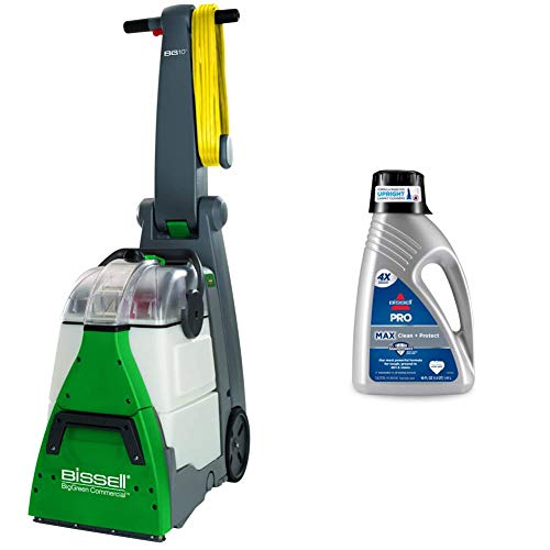 Bissell BigGreen Commercial BG10 Deep Cleaning 2 Motor Extractor Machine & Bissell 78H63 Deep Clean Pro 4X Deep Cleaning Concentrated Carpet Shampoo, 48 ounces - Silver