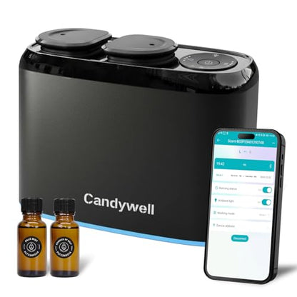 Smart Essential Oil Diffuser, Dual Scent Diffuser for Large Room