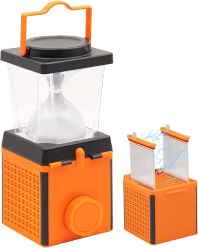 Environmentally Conscious Lighting, Saltwater Camping Lantern - Survival & Emergency Outdoor Ligh Simply add Salt Water to Activate The Light. It's that Easy - size: Large