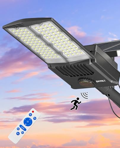 JAYNLT Y-15000W Solar Street Lights Outdoor, Commercial Parking Lot Lights - size: 4X-Large
